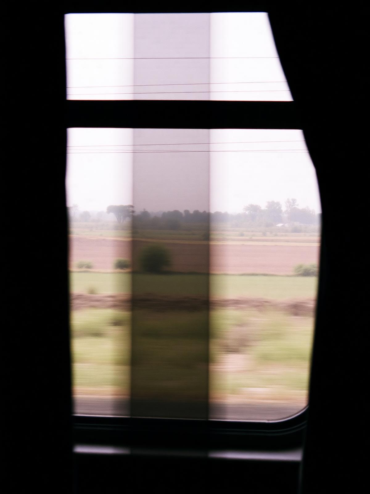 Blick aus dem Zugfenster